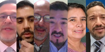 Expositores del webinar “Regulación de la Edición Génica: Experiencias Internacionales y Desafíos para Chile”.