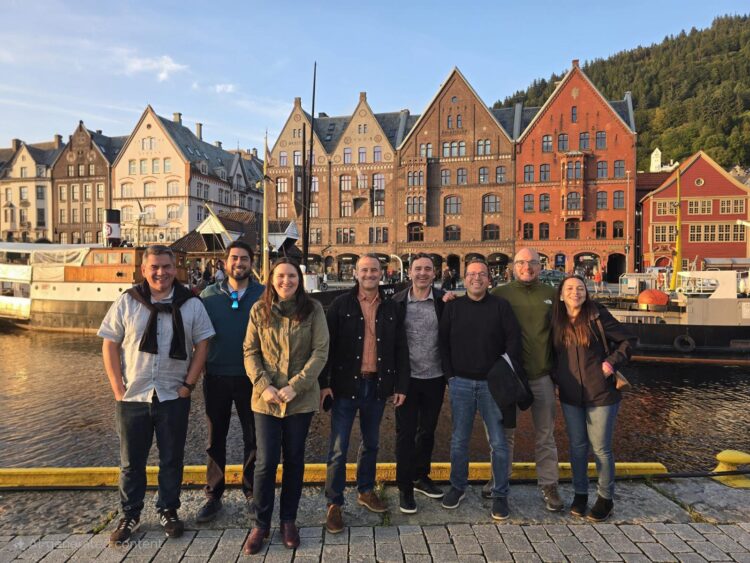 Delegación del Vaxxinova Tech Tour 2026 en Bergen, Noruega