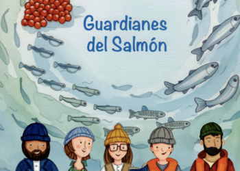 Portada del libro presentado por Salmones Aysén