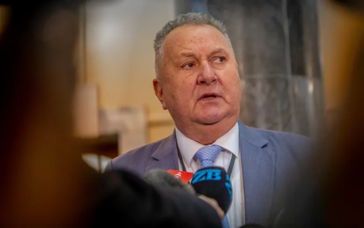 Créditos: Ministro de Océanos y Pesca de Nueva Zelanda, Shane Jones. Créditos: RNZ.