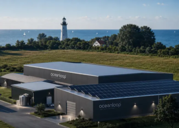 Instalaciones de sistemas de recirculación acuícola en tierra de Oceanloop con módulos raceway