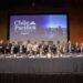 Autoridades de Chile y ejecutivos del sector acuícola y vitivinícola en el evento Chile Pacífico Grand Tasting en São Paulo.
