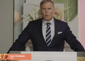 Ivan Vindheim, CEO de Mowi. Créditos: Mowi.