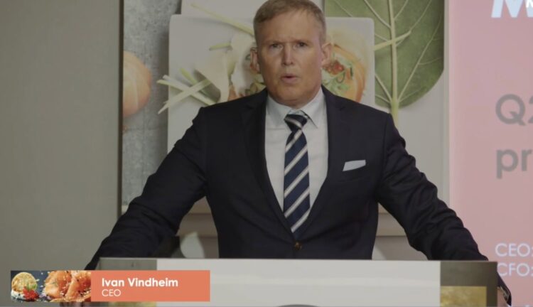 Ivan Vindheim, CEO de Mowi. Créditos: Mowi.