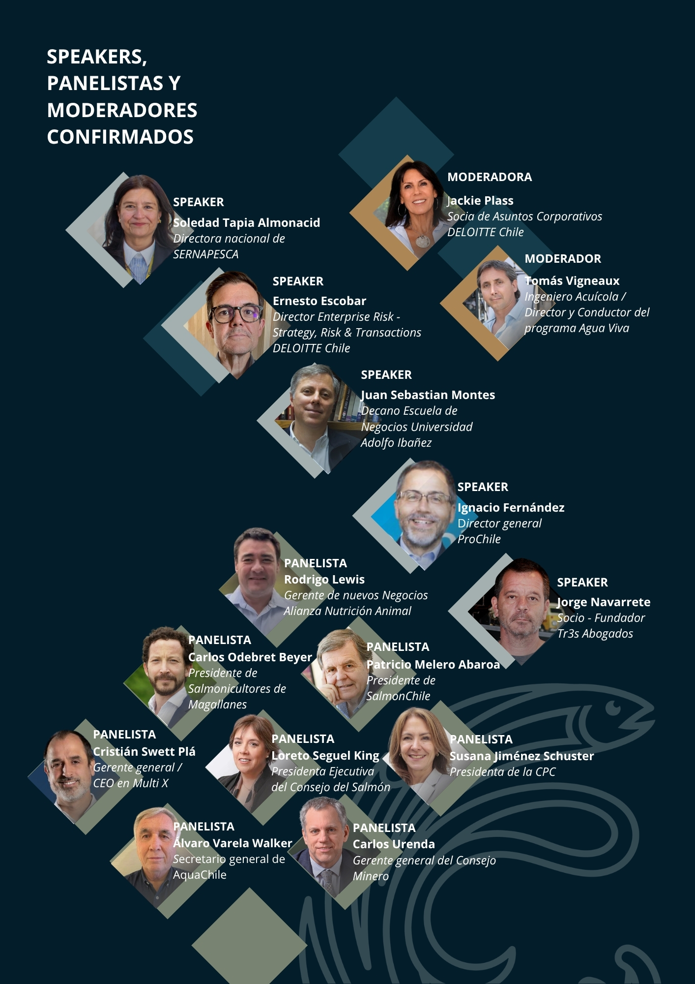 Autoridades y líderes de la industria participarán en la cumbre El Salmón: Potencia Económica de Chile en Santiago.