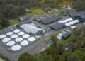 Piscicultura de reproductores y genética de la compañía en la comuna de Chonchi. Foto. InfoSALMON