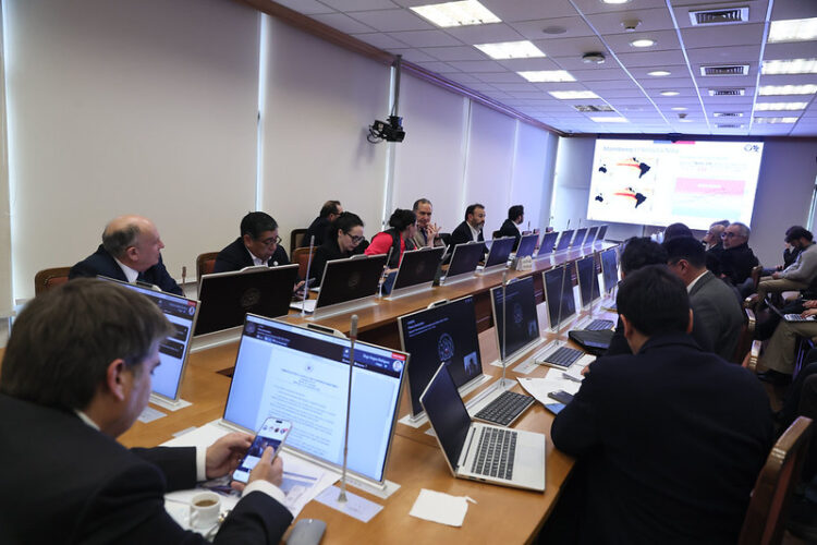 Participantes en la Comisión de Pesca de la Cámara durante la sesión sobre los posibles efectos de El Niño, el 23 de septiembre de 2026.