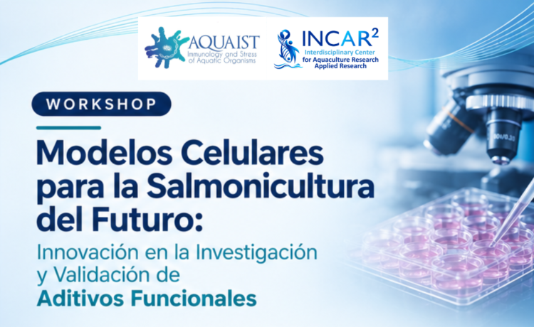 Banner del workshop Modelos Celulares para la Salmonicultura del Futuro