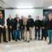 Representantes de Salmones Aysén y Mutual de Seguridad durante la firma de su acuerdo estratégico de seguridad y salud ocupacional.