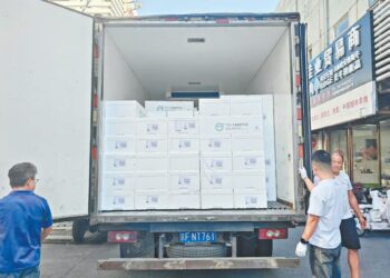 Beijing agilizó el despacho de productos del mar refrigerados en medio del crecimiento de las importaciones de salmón. Foto: Beijing Daily