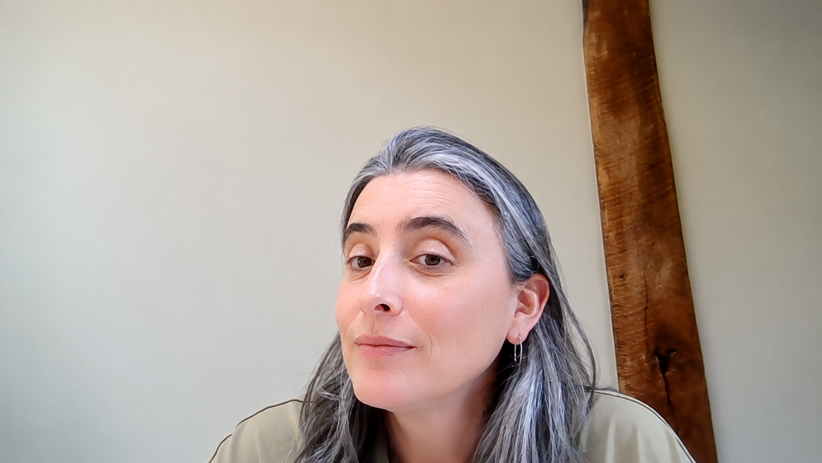 Marcela Bravo gerenta de estudios de SalmonChile expone en el webinar de OLAS LATAM.