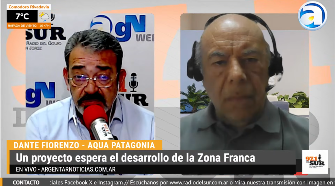 Dante Fiorenzo, titular de Aqua Patagonia Innova, confirmó que analizan mudar la inversión a otra localidad