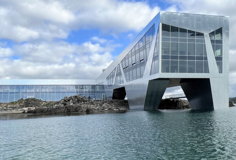 Sede central de la compañía acuícola STIM en Leknes, Noruega.