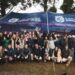 Autoridades, emprendedores y representantes del ecosistema científico-tecnológico en la primera piedra de StartupLab Patagonia en Puerto Varas
