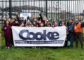 Estudiantes de la Escuela Cayenel participaron junto a Cooke Aquaculture en una jornada de educación ambiental, biodiversidad y plantación de árboles nativos. Foto: InfoSALMON