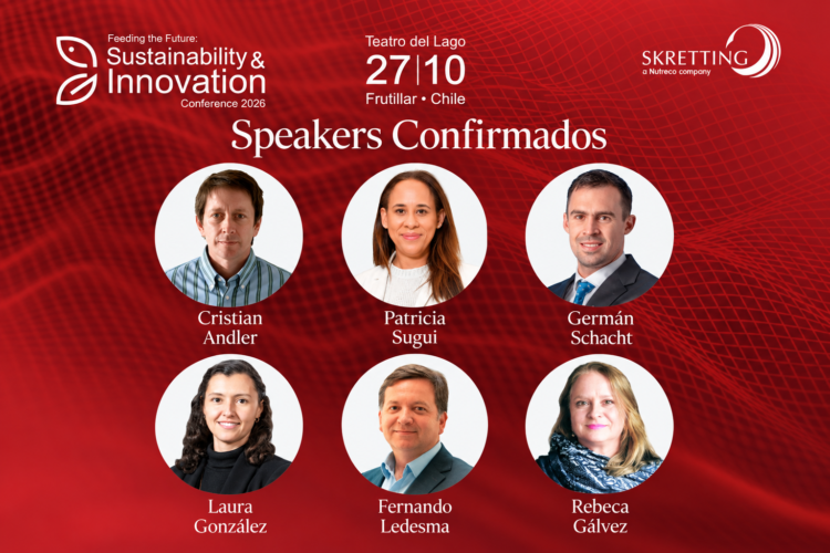 Skretting confirmó a expositores para su conferencia del 27 de octubre en Frutillar. Foto: Skretting Chile.