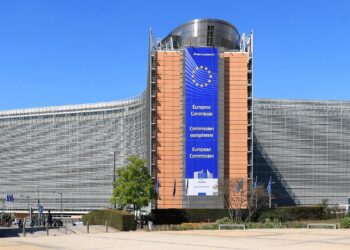 Fachada del edificio Berlaymont, sede de la Comisión Europea en Bruselas.