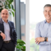 De izquierda a derecha: Carlos Diaz, CEO de BioMar Group y Simon Wadsworth, director Global de I+D de BioMar. Créditos: BioMar.