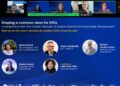 Captura del diálogo virtual sobre gemelos digitales del océano, con Jaime Letelier de IFOP entre los participantes