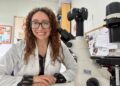 Francisca Muñoz, jefa del Laboratorio de Fitoplancton y Bio-Óptica de Plancton Andino. Créditos: Cedida.