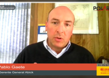 Pablo Gaete, gerente general de Abick, durante su participación telemática en Polar Comunicaciones.