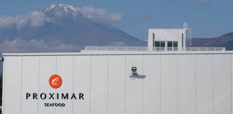 planta terrestre de Proximar Seafood en Oyama, Japón